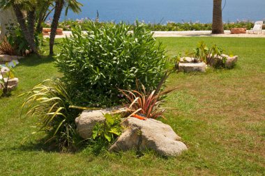 Arbatax yakınlarındaki peyzaj parkı. Sardunya adası. İtalya