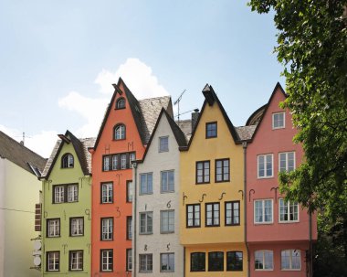 Köln 'deki Fischmarkt (Balık Pazarı). Almanya