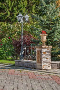 Istra bölgesindeki Bahçe 2. Moskova Oblastı. Rusya