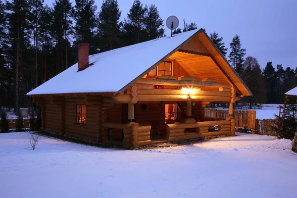 Casa Baño Región Vidzeme Letonia — Foto de Stock