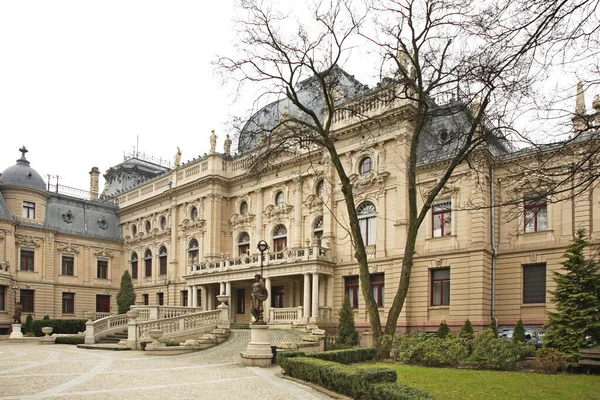 Pałac Izraela Poznańskiego Łodzi Polska — Zdjęcie stockowe
