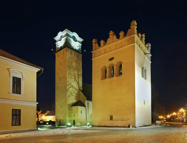 Kościół Egidyusza Popradzie Słowacja — Zdjęcie stockowe