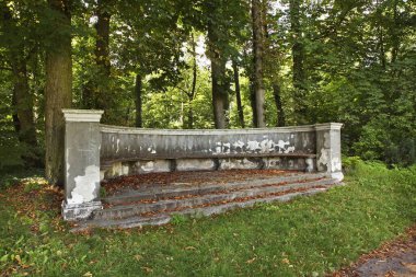 Ostromecko 'daki New Palace Parkı. Polonya