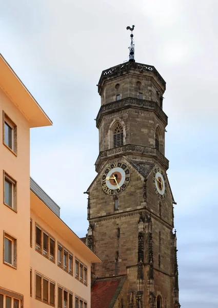 Igreja Colegiada Stiftskirche Estugarda Alemanha — Fotografia de Stock