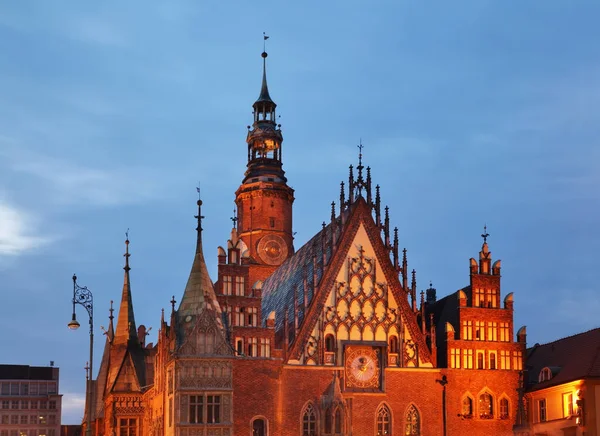 Adosado Market Square Wroclaw Polonia —  Fotos de Stock