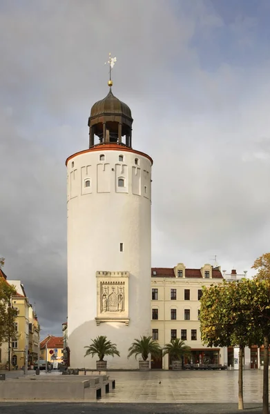 Fat Tower Frauenturm Dicker Turm Marienplatz Gorlitz Alemania — Foto de Stock