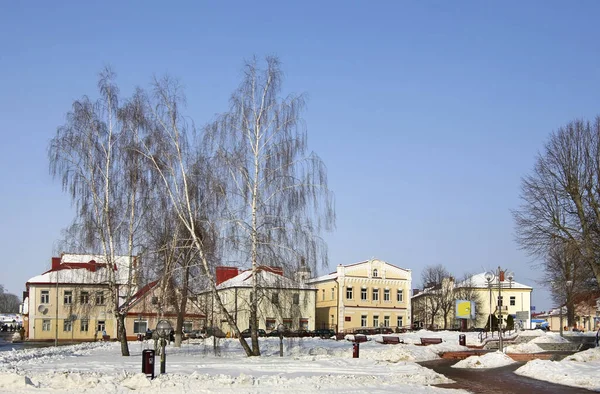 Piazza Lenin Slonim Bielorussia — Foto Stock