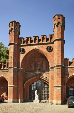 Kaliningrad 'daki Rossgarten Geçidi. Rusya