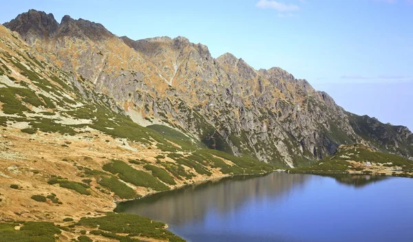 Valle Dei Cinque Laghi Vicino Zakopane Polonia — Foto Stock