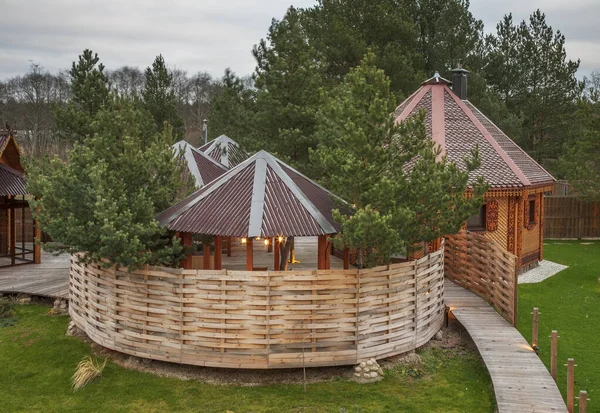 Lázeňský Dům Vesnici Dolgovo Minská Oblast Bělorusko — Stock fotografie