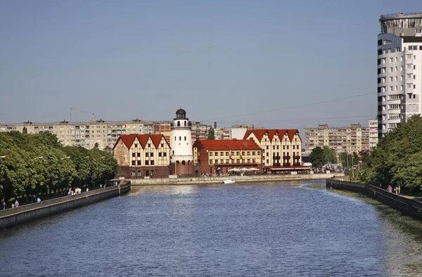 Wioska Rybacka Kaliningradzie Rosja — Zdjęcie stockowe