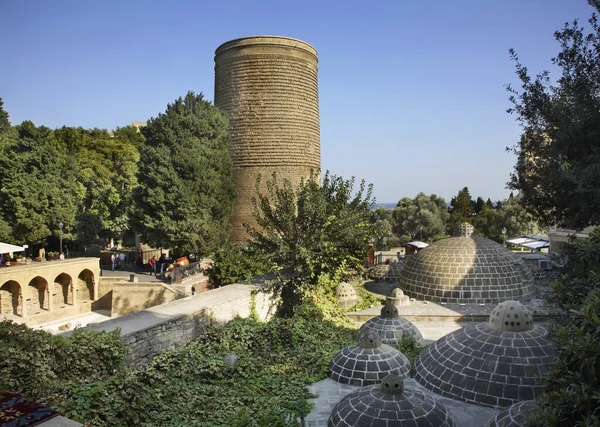 Maiden Tower Mehellesi Banhos Públicos Baku Azerbaijão — Fotografia de Stock