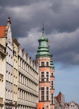 Tkacka caddesi ve Gdansk 'taki Big Arsenal caddesi. Polonya