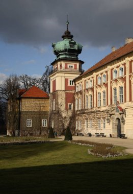 Lancut 'taki Lubomirski Kalesi. Polonya  