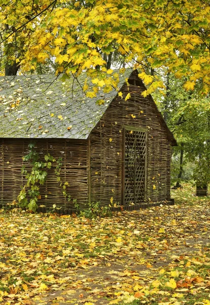 Деревянный Павильон Косавой Беларусь — стоковое фото