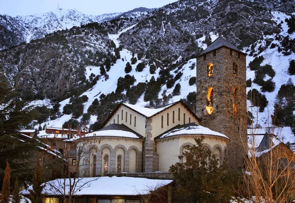 Église Sant Esteve Andorre Vieille Andorre — Photo