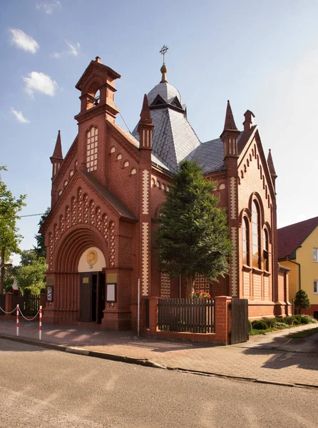 Catholic Church Exaltation Holy Cross Zagan Poland — Stock Photo, Image