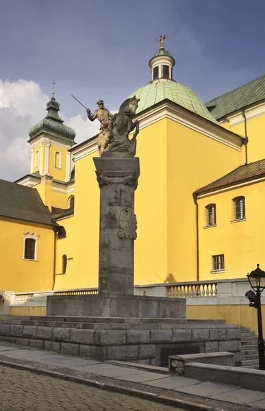 Chiesa Sant Antoni Padewski Convento Francescano Monumento 15Esimo Reggimento Poznan — Foto Stock