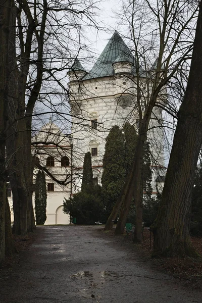Королевская Башня Крашичинского Замка Замек Крашичных Близ Пшемышля Польша — стоковое фото