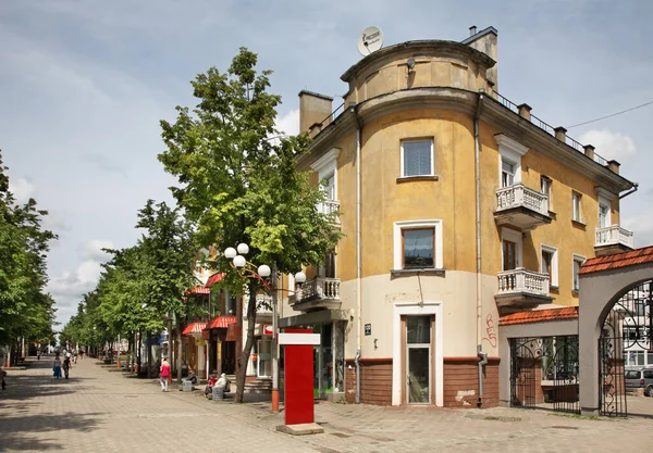 Vilniaus Street Siauliai Lithuania — Stock Photo, Image