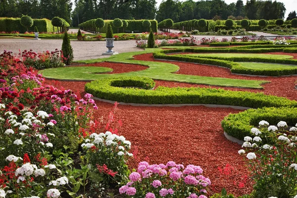 Park Van Rundale Palace Buurt Van Pilsrundale Letland — Stockfoto