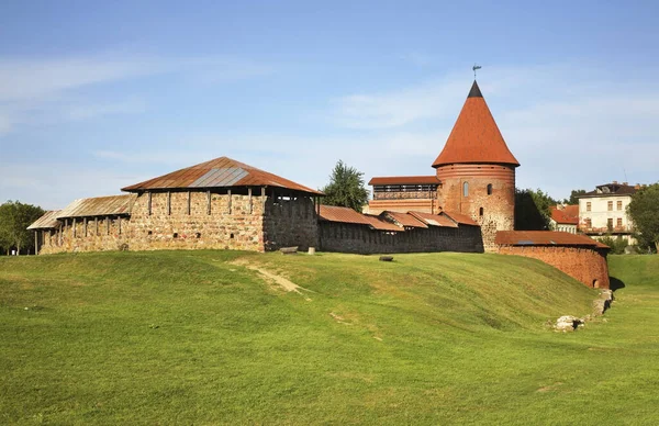 Widok Zamek Kaunas Litwa — Zdjęcie stockowe