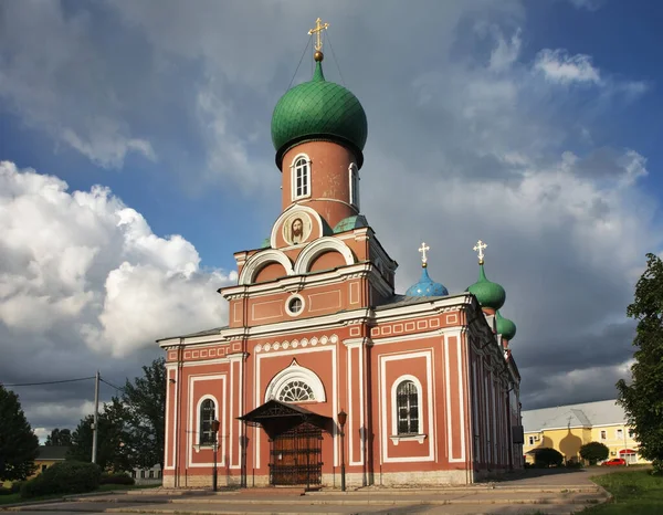 Собор Преображения Тихвине Ленінградська Область Росія — стокове фото