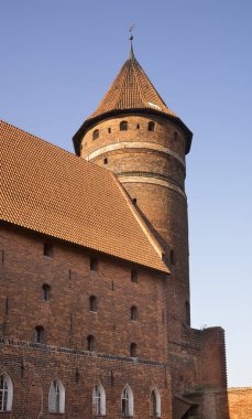 Olsztyn 'deki Warmia Kalesi. Polonya