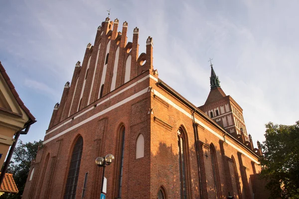 Catedral Basílica São Tiago Apóstolo Olsztyn Polónia — Fotografia de Stock