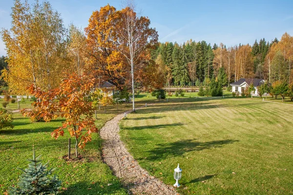 Zahrada Okrese Istra Moskevská Oblast Rusko — Stock fotografie
