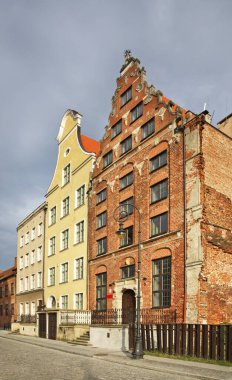 Elblag 'daki Kutsal Ruh Sokağı. Ilık-Masurya Voyvoda 'sı. Polonya