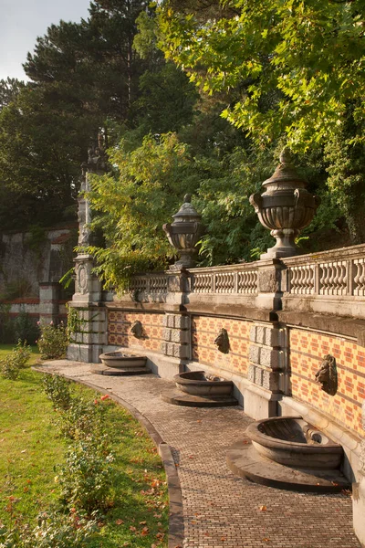 Park Van Paleis Van Keizer Alexander Iii Massandra Krim Oekraïne Rechtenvrije Stockfoto's