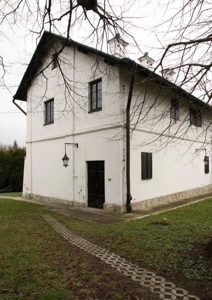 Historical Hunting Lodge Krasiczyn Castle Subcarpathian Voivodeship Poland — Stock Photo, Image