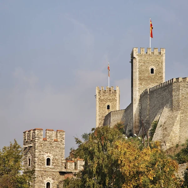 Skopje Fästning Kale Fästning Skopje Makedonien — Stockfoto