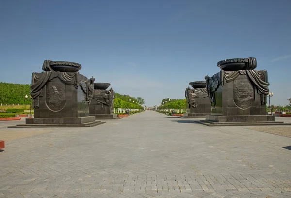 Federal Military Memorial Cemetery Mytishchi Russia — Stock Photo, Image