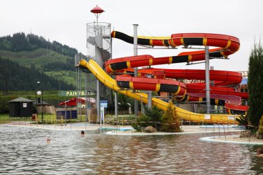 Su Parkı Besenova, Ruzomberok yakınlarında. Zilina bölgesi. Slovakya