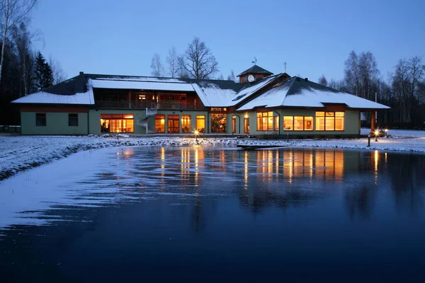 Usma Spa Hotel Resort Pobliżu Miejscowości Usma Gmina Ventspils Łotwa — Zdjęcie stockowe