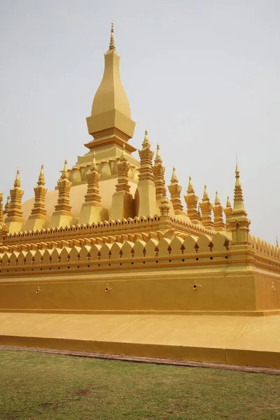 Pha Que Luang Templo Vientiane Laos — Fotografia de Stock