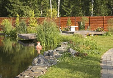 Moskova 'nın Krylatskoye bölgesinde park et. Rusya