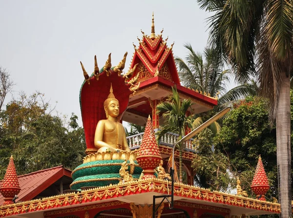 Wat Die Luang Tai Tempel Vientiane Laos — Stockfoto