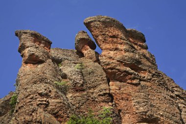 Belogradchik yakınlarındaki kayalar. Bulgaristan