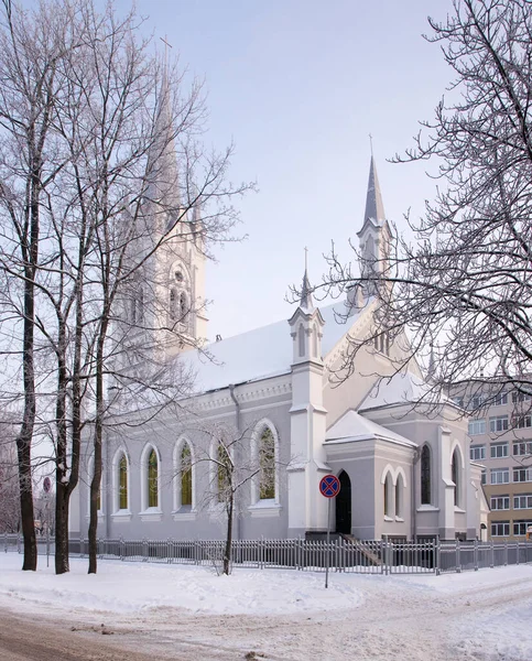 Iglesia Luterana San Juan Grodno Belarús — Foto de Stock