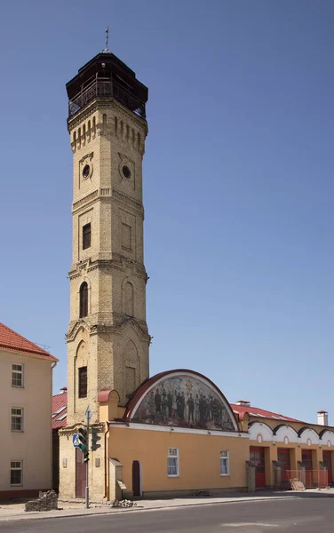 Alter Feuerwehrturm Grodno Weißrussland — Stockfoto