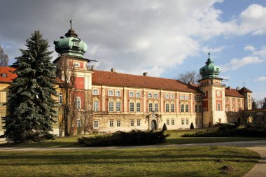 Lancut 'taki Lubomirski Kalesi. Polonya  