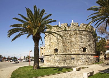 Durres 'teki Venedik Kulesi. Arnavutluk