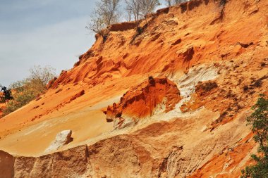 Peri Deresi - Phan Thiet ve Mui Ne arasındaki Kızıl Kanyon. Vietnam