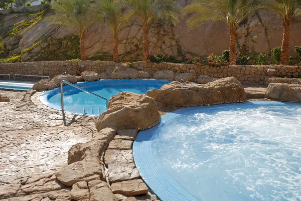 Elisir Fürdő Medencéje Domina Coral Bay Hotelben Sharm Sheikh Vagyok — Stock Fotó