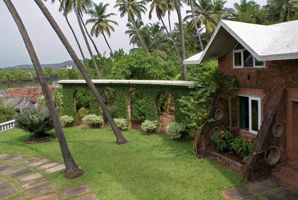 Casa Número Goa Norte Desenhada Pelo Arquitecto Gerard Cunha Estado — Fotografia de Stock