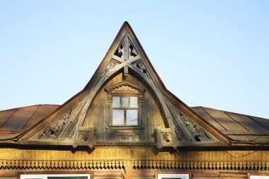 Kimry 'deki eski ev. Tver Oblastı. Rusya