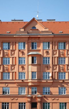 Plzen 'de bir ev parçası. Çek Cumhuriyeti